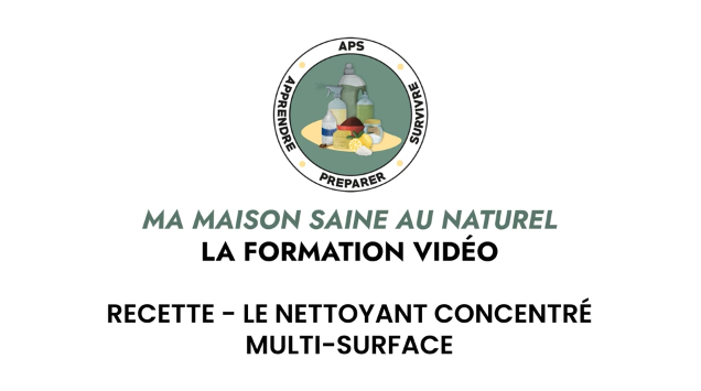 Le nettoyant concentré multi-surface