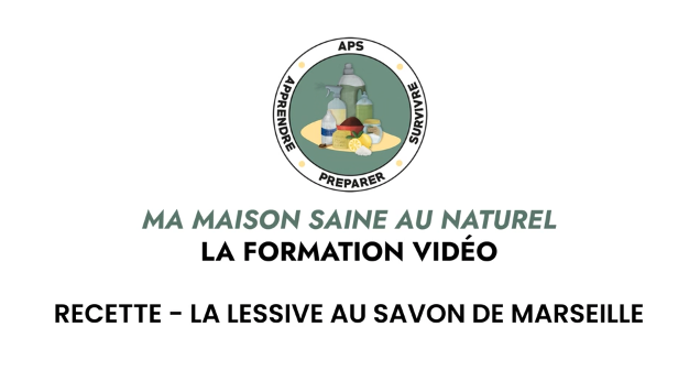 La lessive au savon de Marseille