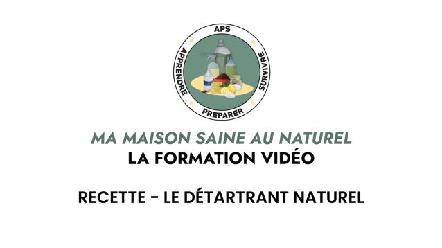 Le détartrant naturel